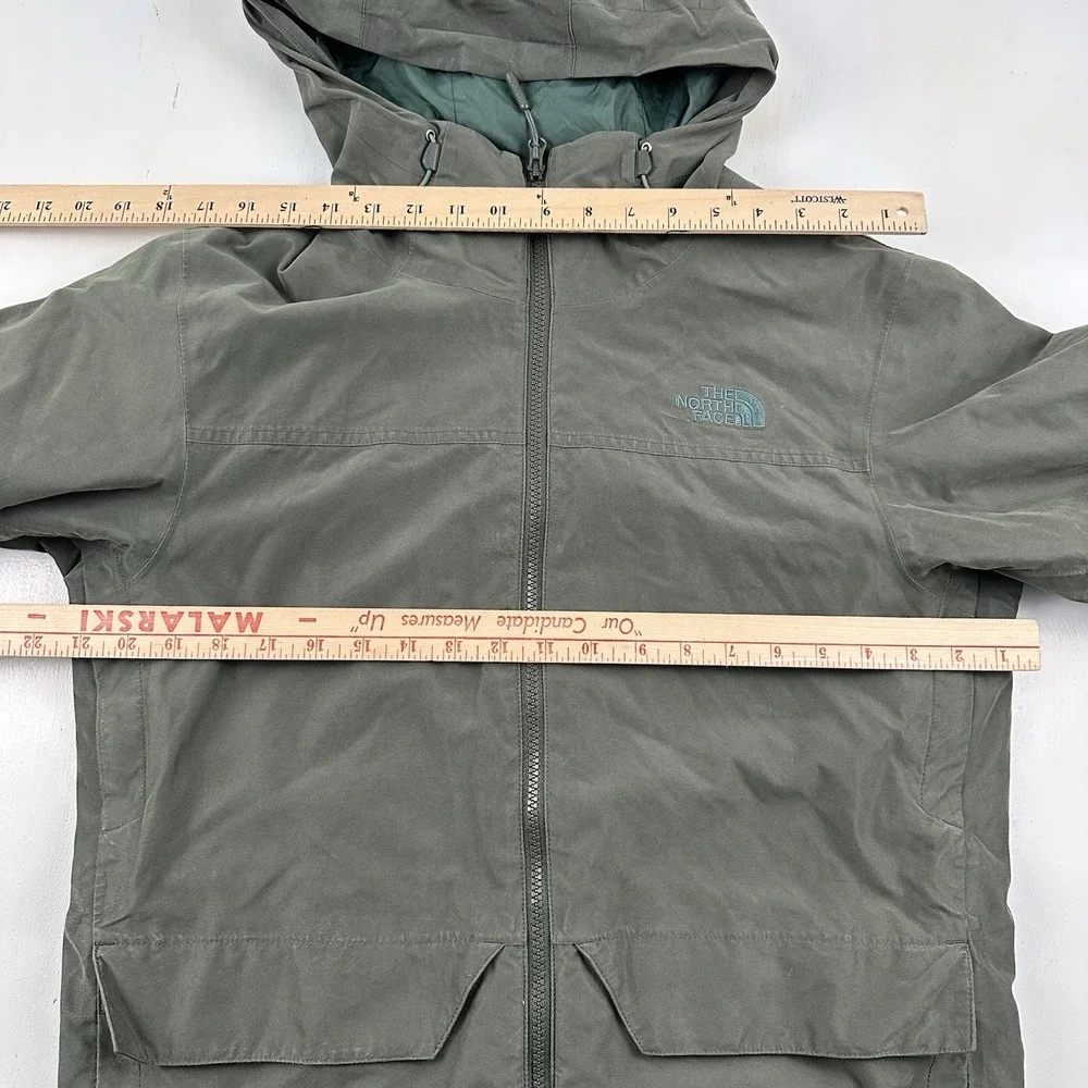 The North Face Canyonlands Triclimate‎ Shell Jacket Men Small Olive Green 2016